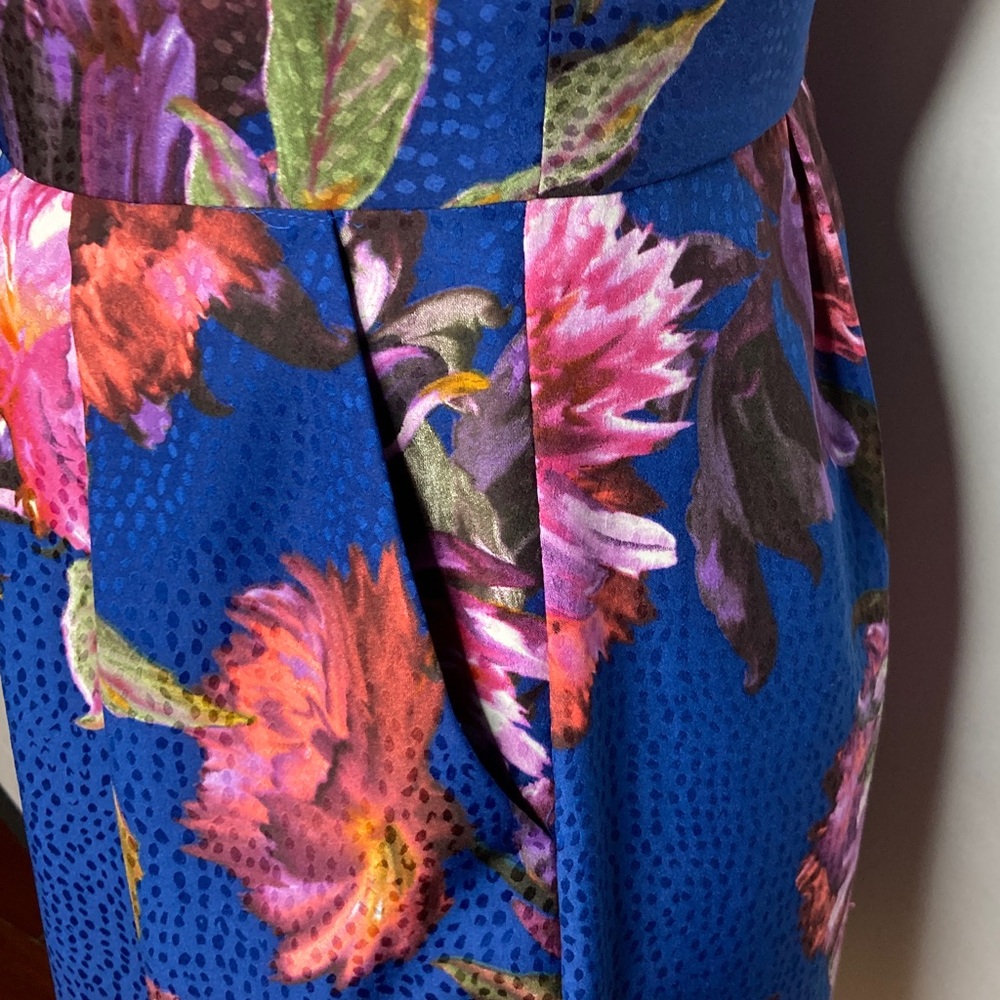 Anthropologie Moulinette Soeurs Rosada Blue Floral Dress - Picture 10 of 14